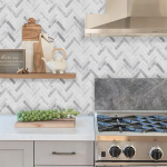 peel and stick vinyl tile backsplash