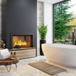 Bathroom Fireplace Ideas