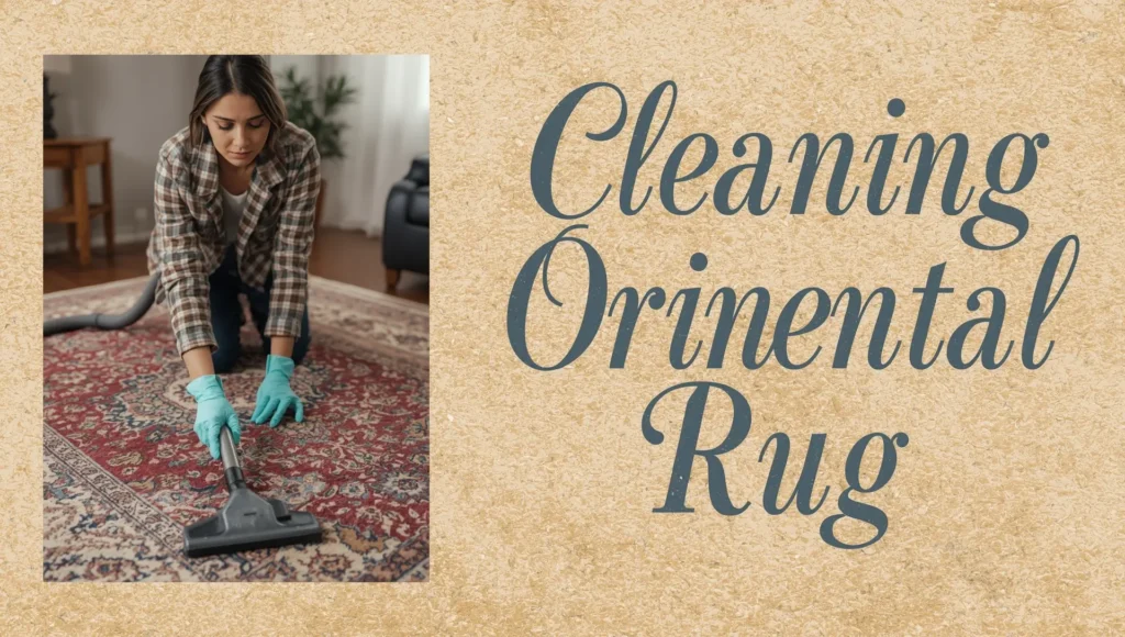 cleaning oriental rug
