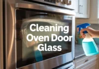 cleaning oven door glass