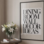dining room wall decor ideas