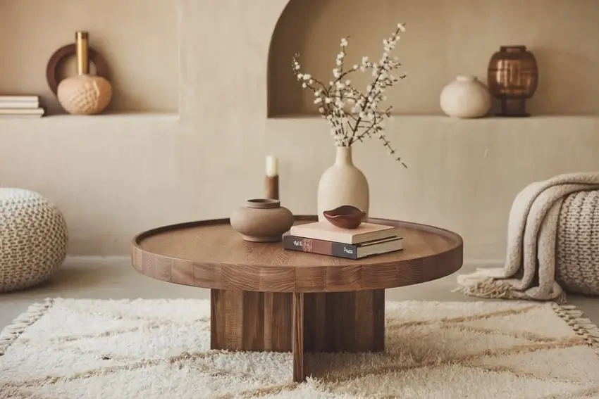 round coffee table