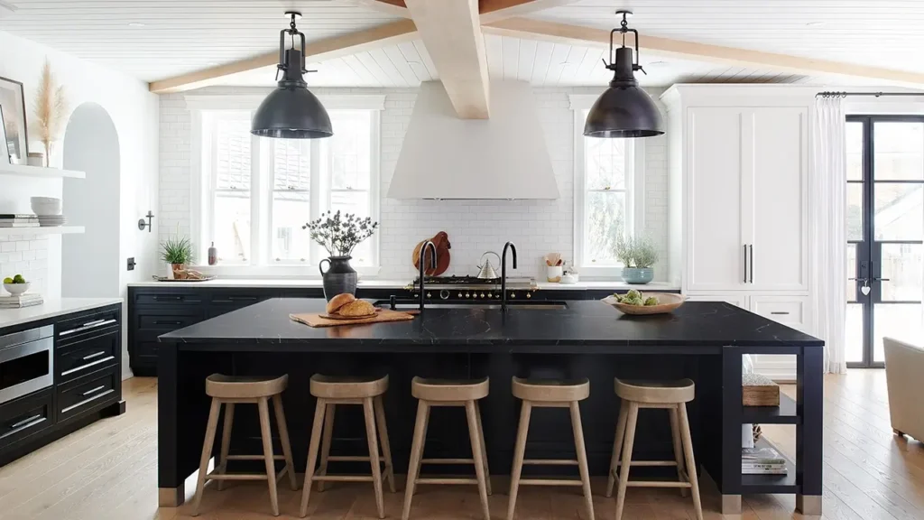black and white kitchen style