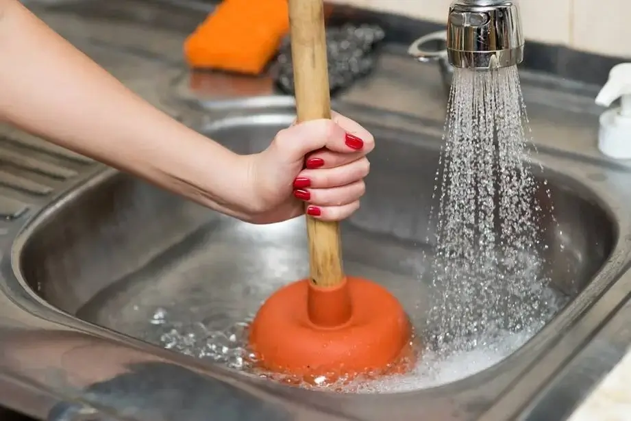 cleaning clogged drain