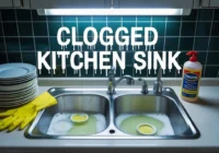 clogged kitchen sink