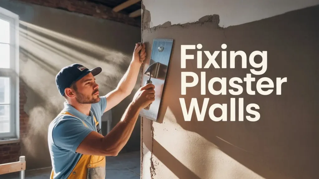 fixing plaster walls