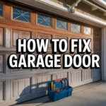 how to fix garage door