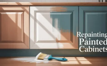 repainting painted cabinets